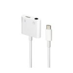 Audio adapter GEMBIRD A-CM-3.5FP-01, USB type-C plug to stereo 3.5 mm + Type-C power, white - Image 3