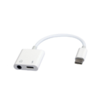Audio adapter GEMBIRD A-CM-3.5FP-01, USB type-C plug to stereo 3.5 mm + Type-C power, white - Image 4