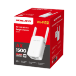 MERCUSYS ME60X AX1500 Wi-Fi Range Extender, 2.4 GHz + 5 GHz, 2×Fixed External Antennas, 1×G Port, Wall Plugged - Image 3