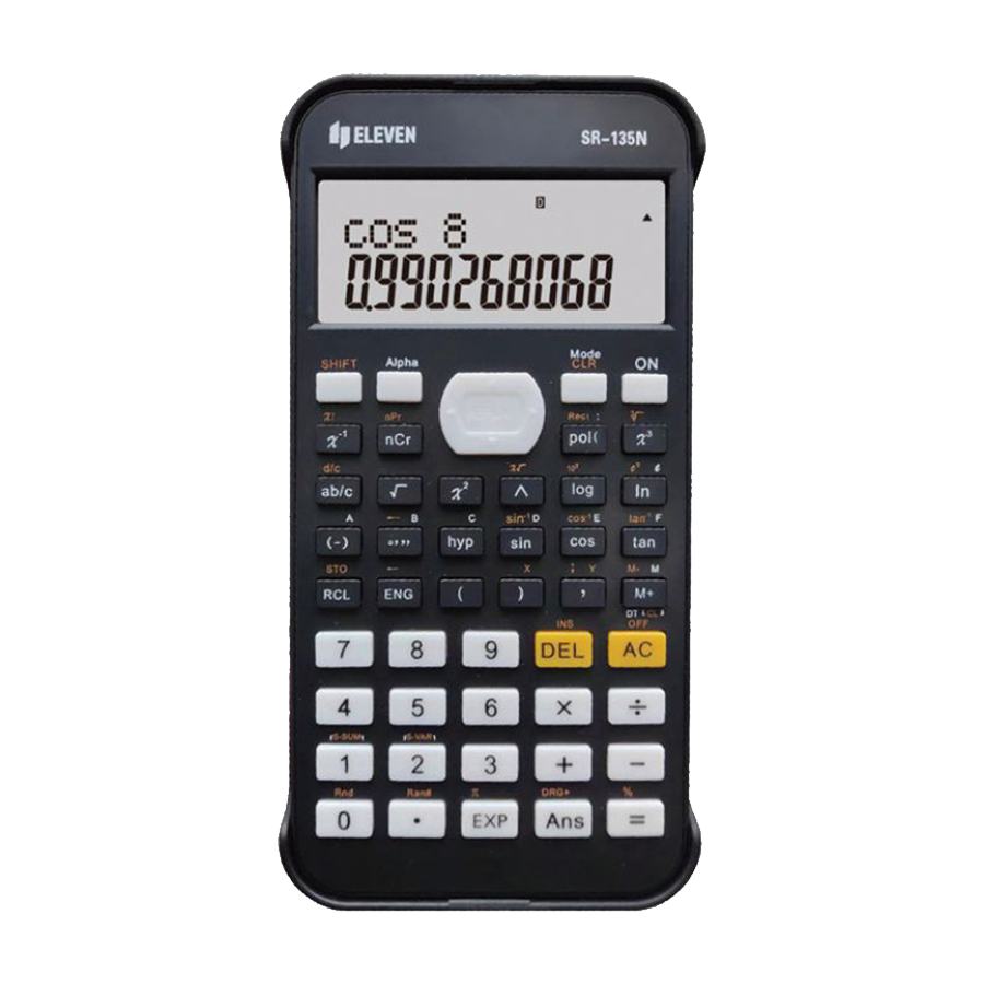 0134750_kalkulator-eleven-sr-135ntrigfunkcije Kalkulator ELEVEN SR-135N,TRIG.FUNKCIJE - Image 1