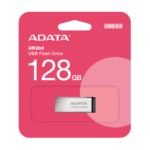 USB Memory stick Adata UFD 128GB, USB 3.2, Up to 100MB/s3 UR350-128G-RSR/BK Metal sa crnim rubom - Image 3