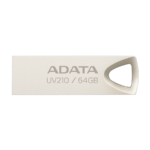 USB Memory stick Adata UFD 64GB UV210 Metal Golden 64 GB, USB, Brzina čitanja 90 MB/s, Brzina pisanja 40 MB/s, AUV210-64G-RGD USB 2.0