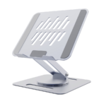 Postolje za notebook riser stand preklopivi rotirajuci, silver GEMBIRD, NBS-DR1-01