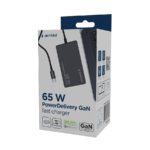 AC ADAPTER univerzalni za notebok GEMBIRD 65W PowerDelivery GaN USB, Type-C fast charger, black, NPA-AC-PDQC65-01 - Image 4