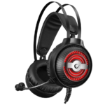 Slušalice sa mikrofonom gaming RAMPAGE RM-K29 THUNDER Black 2F 1M Audio Splitter