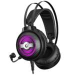 Slušalice sa mikrofonom gaming RAMPAGE RM-K29 THUNDER Black 2F 1M Audio Splitter - Image 2