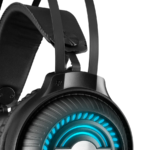 Slušalice sa mikrofonom gaming RAMPAGE RM-K29 THUNDER Black 2F 1M Audio Splitter - Image 5