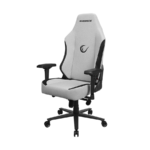 Stolica gaming RAMPAGE KL-R72 WOOF High Level Antiperspirant Fabric Grey/Black - Image 7