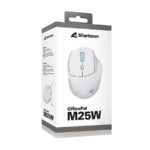 Miš SHARKOON OfficePal M25W White, wireless/wire dual mode - Image 6