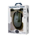 Miš GEMBIRD MUS-UL-02, USB, large size illuminated, black, 2400 dpi - Image 4