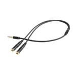 GEMBIRD audio adapter za slušalice 3,5mm 4pin to 2x 3,5 mm 3pin (mic/slušalice), 20cm CCA-417M - Image 2