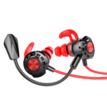 Slušalice sa mikrofonom gaming RAMPAGE RM-K36 PROUD 3.5mm Gaming Red In-Ear Headphone, dual Mic, Detachable long mic, 35238 - Image 2