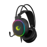 Slušalice sa mikrofonom gaming RAMPAGE ROGUE BLACK USB RGB Led Gaming Headset with Long flexible Microphone. In Line Control, 36162 - Image 2