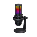 Mikrofon gaming RAMPAGE Bemol RGB Black Microphone with Shock Mount and Pop Filter for Gaming, Streaming, Podcasts, 41147 - Image 4