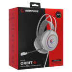 Slušalice sa mikrofonom gaming  RAMPAGE RM-K45 ORBIT-S White RGB Led 7.1 Gaming Headset with Microphone, 40794 - Image 8