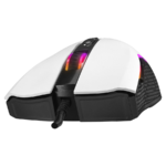 Miš gaming RAMPAGE RAMPAGE SMX-R44 V2 Macrol White 12800 DPI RGB LED 80 Million Huano Switch Gaming Player Mouse, 41492 - Image 3