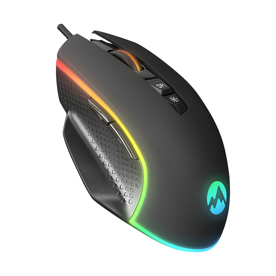 0136890_mis-gaming-everest-everest-rage-x2-usb-black-8001600320048006400-dpi-7d-sunplus-199-gaming-mouse-351 Miš gaming Everest Everest RAGE-X2 Usb Black 800/1600/3200/4800/6400 DPI,, 7D, Sunplus 199 Gaming Mouse, 35122 - Image 1