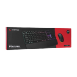 Tastatura + miš gaming RAMPAGE KM-RX7 FORTUNA Rainbow Backlit FULL SIZE US/ENGLISH Layout 6400 dpi Mouse COMBO SET, 39908 - Image 3
