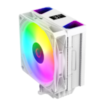CPU hladnjak RAMPAGE OCTAGON C70 White 63CFM 12cm ARGB Temperature Display AM5/LGA1700 Compatible Air Cooled CPU Fan 41403 - Image 3