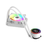 CPU hladnjak AIO Liquid gaming RAMPAGE HELIOS C13 White 12cm Fan Temperature Display Intel LGA1700/AMD AM5 ARGB 120mm Liquid Cooling CPU Fan, 40916 - Image 3