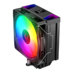 CPU hladnjak RAMPAGE OCTAGON C70 Black 63CFM 12cm ARGB Temperature Display AM5/LGA1700 Compatible Air Cooled CPU Fan, 41402 - Image 3