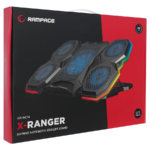Postolje za notebook gaming RAMPAGE 9"-17" Addison Rampage AD-RC14 X-RANGER 10 Mode RGB 1*125mm 4*70mm Fan, 40505 - Image 4