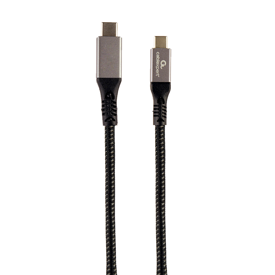 0137069_usb-premium-32-gen-2x2-type-c-charging-data-cable-gembird-20-gbps-100-w-15-m-ccbp-usb3-cmcm100-15m USB Premium 3.2 Gen. 2x2 Type-C charging & data cable, GEMBIRD, 20 Gbps, 100 W, 1.5 m, CCBP-USB3-CMCM100-1.5M - Image 1