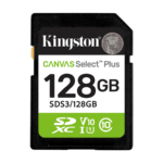 Micro SD card Kingston 128 GB SDCS3/128GB  Class10 Canvas Select Plus SD adapter;100MBs Read,Class 10 UHS-I