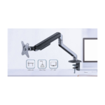 NOSAČ ZA MONITOR GEMBIRD MA-DA1-05, montaža na stol, (tilting, swivel), 17”-32”, up to 9 kg - Image 9