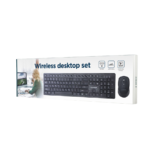 Tastatura + miš wireless GEMBIRD KBS-WCH-04 USA layout - Image 2