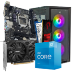 GNC GAMER HYDRA i3-10105 3.70GHz, MB H510, RAM 16GB, 1TB NVMe SSD, RTX 3050 6GB, PSU 500W, GAMING Kućište