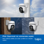 TP-Link Tapo C530WS Outdoor Pan/Tilt Security Wi-Fi Camera, 3K 5MP (2880x1620), 2.4 GHz, 2 x External Antennas, 1 x Ethernet Port, TAPO-C530WS - Image 10