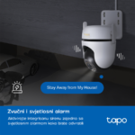 TP-Link Tapo C530WS Outdoor Pan/Tilt Security Wi-Fi Camera, 3K 5MP (2880x1620), 2.4 GHz, 2 x External Antennas, 1 x Ethernet Port, TAPO-C530WS - Image 11