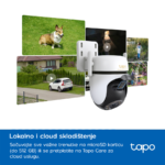 TP-Link Tapo C530WS Outdoor Pan/Tilt Security Wi-Fi Camera, 3K 5MP (2880x1620), 2.4 GHz, 2 x External Antennas, 1 x Ethernet Port, TAPO-C530WS - Image 12