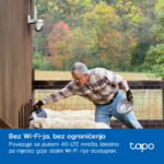 TP-Link Tapo C501GW Outdoor Pan/Tilt 4G LTE Camera, 1080p (1920x1080), 4G LTE, 1 x External Antenna, 1 x PoE Port, Horizontal 360 TAPO-C501GW - Image 5