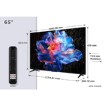 TCL 55"V6C 4K TV Google OS HDR10 HVA Panel Motion Clarity Dolby Audio; AiPQ Processor; 55V6C - Image 2