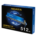 SSD ADATA  M.2/2280/512GB/PCIe/NVMe LEGEND 710 GEN3 R/W2400/1000 ALEG-710-512GCS - Image 4