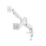 NOSAČ ZA DVA MONITORA GEMBIRD MA-DA2-06-W, montaža na sto, 17" up to 32", up to 10 kg, white