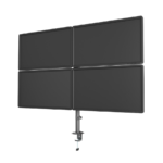 NOSAČ ZA ČETRI MONITORA GEMBIRD MA-D4-01, montaža na stol, (tilting, swivel), 13”-32”, up to 10 kg - Image 5
