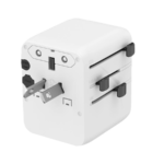 Univerzalni strujni adapter za sve zemlje + USB + Type-C punjač GEMBIRD, 20 W, white, TPA-1A2C20-01-W - Image 2