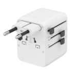 Univerzalni strujni adapter za sve zemlje + USB + Type-C punjač GEMBIRD, 20 W, white, TPA-1A2C20-01-W - Image 4