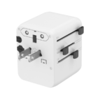 Univerzalni strujni adapter za sve zemlje + USB + Type-C punjač GEMBIRD, 20 W, white, TPA-1A2C20-01-W - Image 5