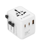 Univerzalni strujni adapter za sve zemlje + USB + Type-C punjač GEMBIRD, 20 W, white, TPA-1A2C20-01-W - Image 6