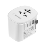Univerzalni strujni adapter za sve zemlje + USB + Type-C punjač GEMBIRD, 20 W, white, TPA-EU2A1C15-01-W - Image 2