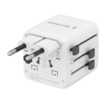 Univerzalni strujni adapter za sve zemlje GEMBIRD, 20 W, white, TPA-INT-01-W - Image 3