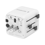 Univerzalni strujni adapter za sve zemlje GEMBIRD, 20 W, white, TPA-INT-01-W - Image 6