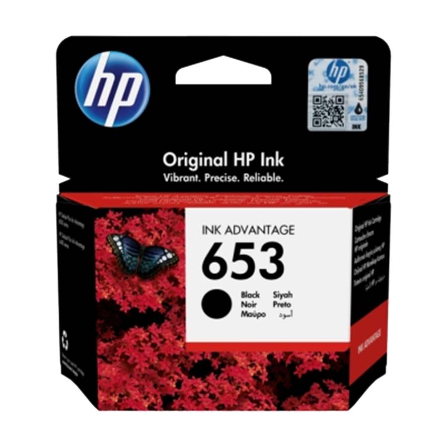 0138938_tinta-hp-653-black-original-3ym75ae-za-model-deskjet-2876 Tinta HP 653 black Original 3YM75AE za model DeskJet 2876 - Image 1