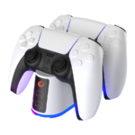 Charging Station gaming RAMPAGE RP-PS5 PlayStation 5 RGB Lighted Fast Charging Station, 37087 - Image 4