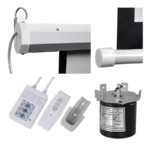 Platno za projektor motorizirano Everest EPP-200*200cm, Remote Controlled Automatic, 40677 - Image 2