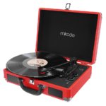 Gramofon Mikado Nostalgia MN-P317 Red Turntable + Rca + Bluetooth Supported Music Box, 23651